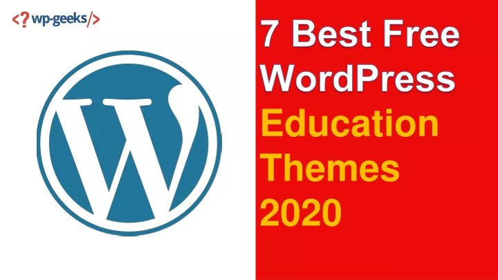 7 best free wordpress education themes 2020