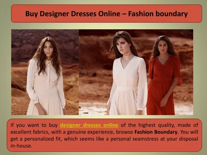 buy designer dresses online fashion boundary