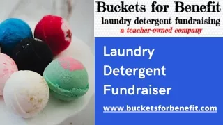Laundry Detergent Fundraiser- Buckets for Benefit