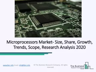Microprocessors Market Growth, Latest Trend and Forecast 2023