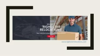 We at RightStar Relocations believe in providing premium and hassle-free International packing and moving services.
