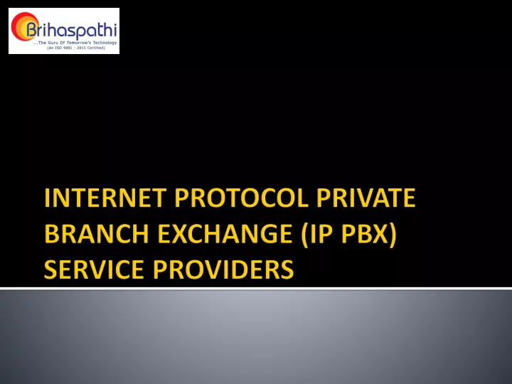 internet protocol private branch exchange ip pbx service providers
