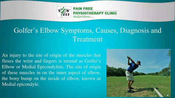 golfer s elbow symptoms causes diagnosis