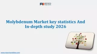 Molybdenum Market Advancements, Growth Opportunity and Forecast 2019-2026