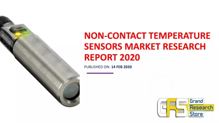 non contact temperature sensors market research report 2020