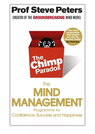[PDF] Free Download The Chimp Paradox By Prof Steve Peters