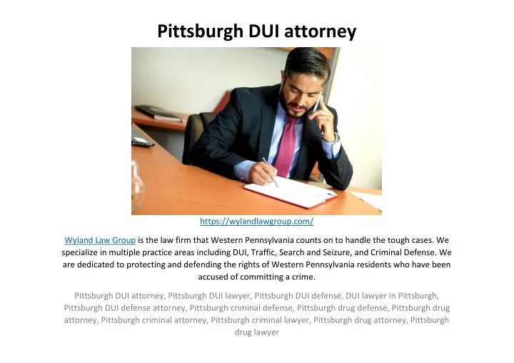 pittsburgh dui attorney