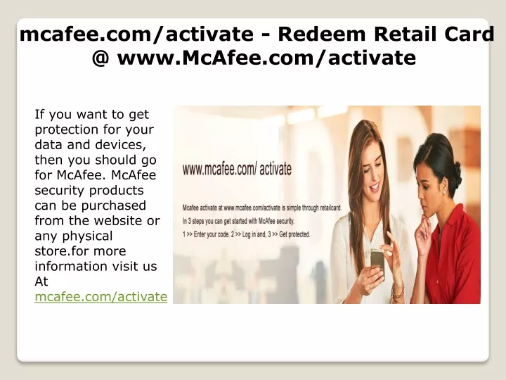 mcafee com activate redeem retail card