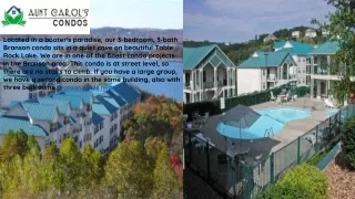 Branson mo vacation condo rentals