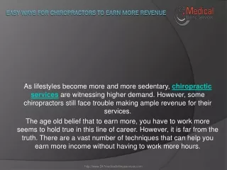 Easy ways for Chiropractors to Earn More Revenue