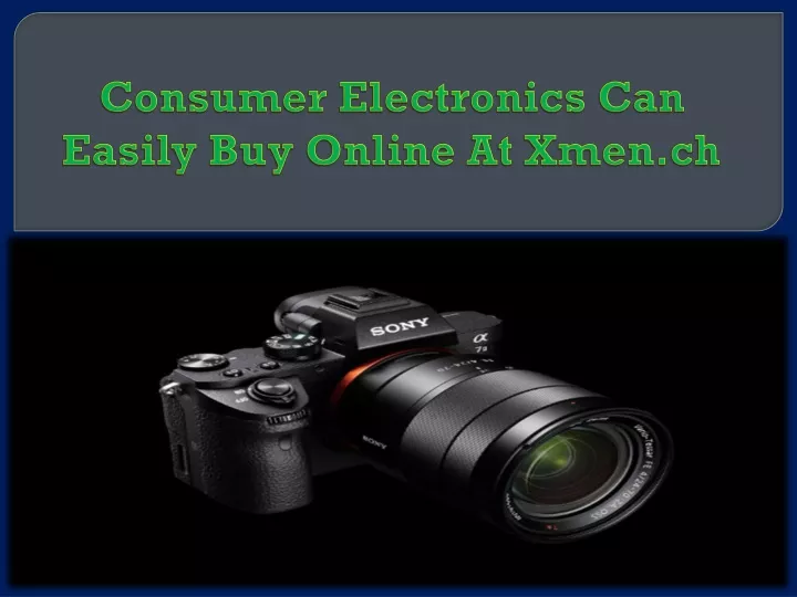 consumer electronics can easily buy online at xmen ch