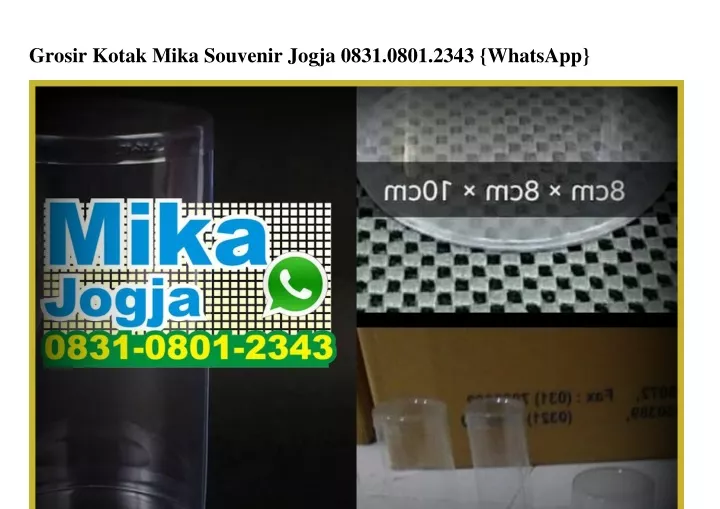 grosir kotak mika souvenir jogja 0831 0801 2343