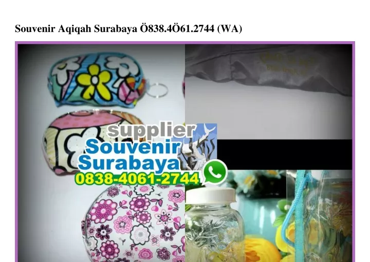 souvenir aqiqah surabaya 838 4 61 2744 wa