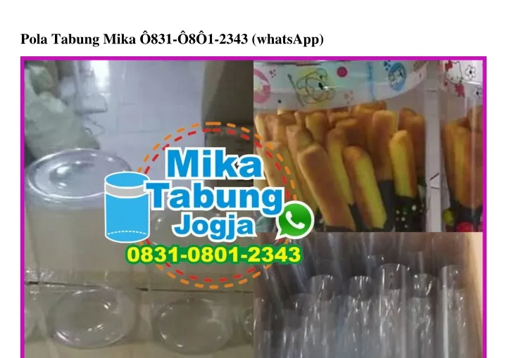 pola tabung mika 831 8 1 2343 whatsapp