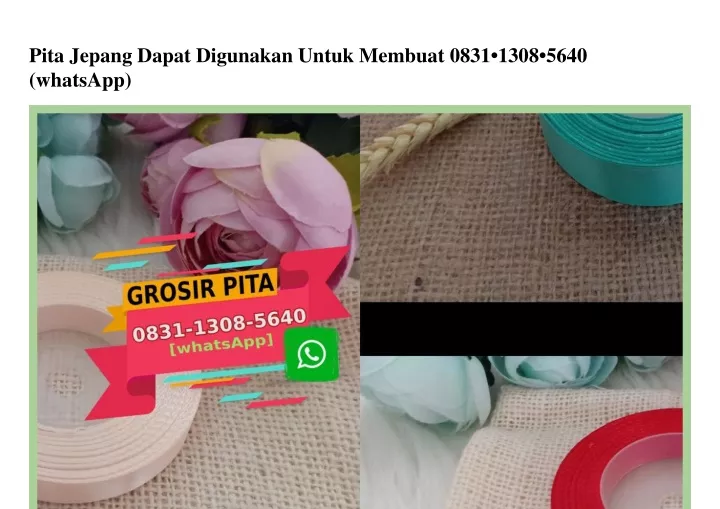 pita jepang dapat digunakan untuk membuat 0831