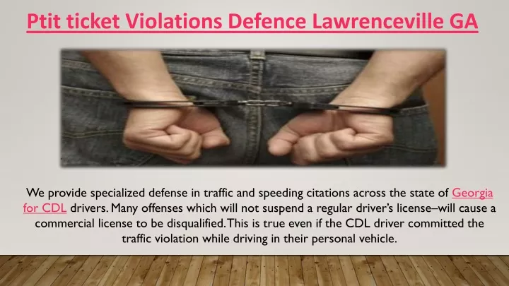 ptit ticket violations defence lawrenceville ga