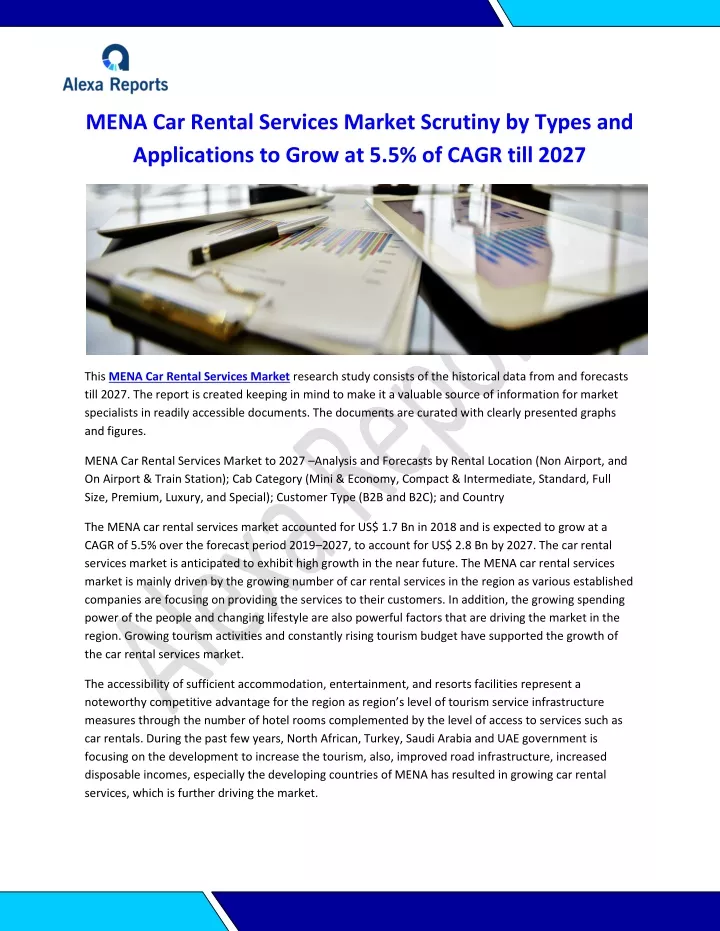 mena car rental services market scrutiny by types