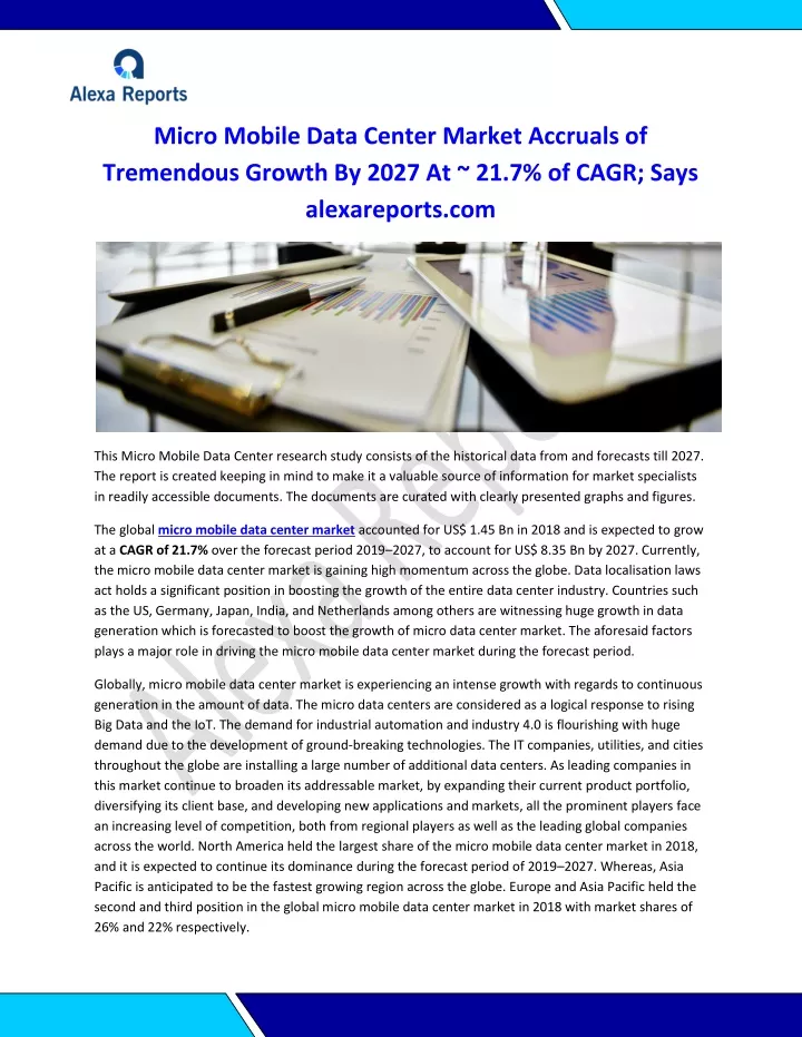 micro mobile data center market accruals