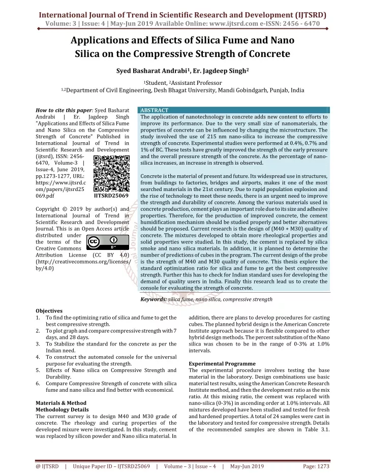 international journal of trend in scientific