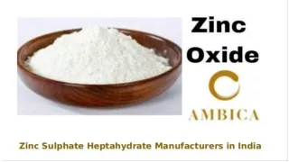 Trusted Zinc Chloride Manufacturer in India: AMBICA Dhatu