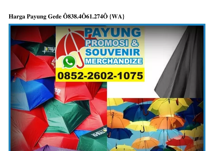 harga payung gede 838 4 61 274 wa