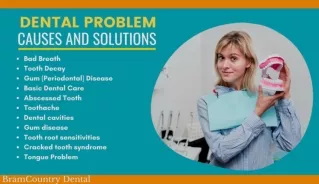 Dental Problem: Causes and Solutions