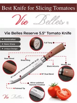 Best Knife for Slicing Tomatoes