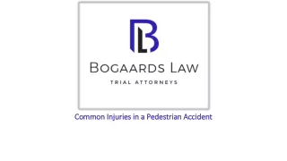 Common Injuries in a Pedestrian Accident