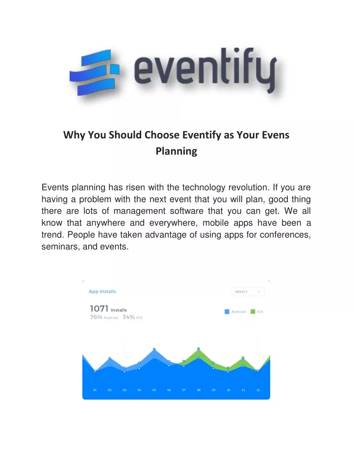 why you should choose eventify as your evens