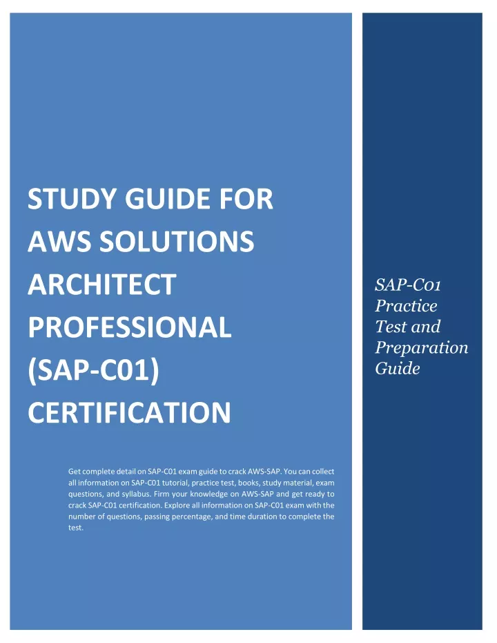 study guide for aws solutions architect