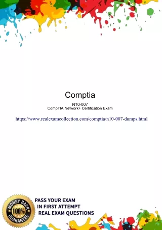 Free Comptia N10-007 dumps - Pass N10-007 Exam - RealExamCollection