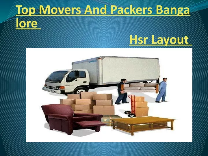 top movers and packers banga lore