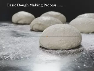 basic dough making process