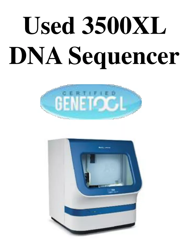 used 3500xl dna sequencer