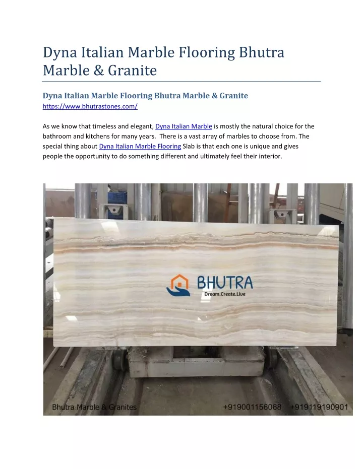 dyna italian marble flooring bhutra marble granite