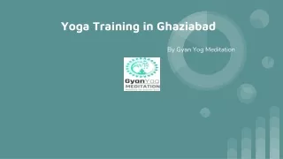 Yoga Training in Ghaziabad