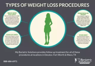 Types of Weight Loss Procedures [Infographic]
