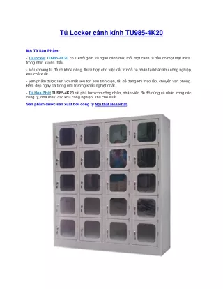 t locker c nh k nh tu985 4k20