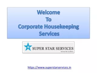 Best Corporate Housekeeping services for industries