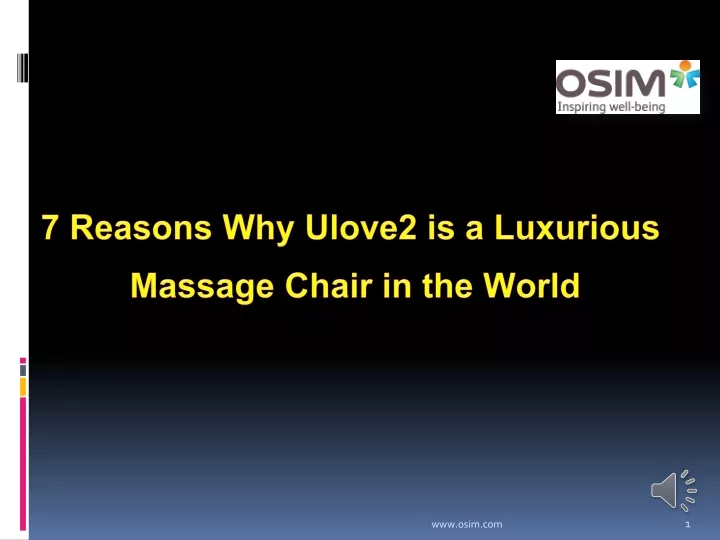 7 reasons why ulove2 is a luxurious massage chair