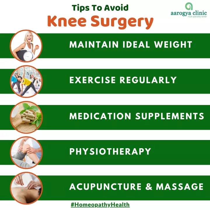 tips to avoid knee surgery