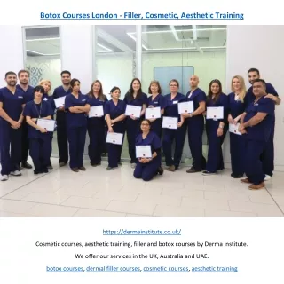 Botox Courses London - Filler, Cosmetic, Aesthetic Training