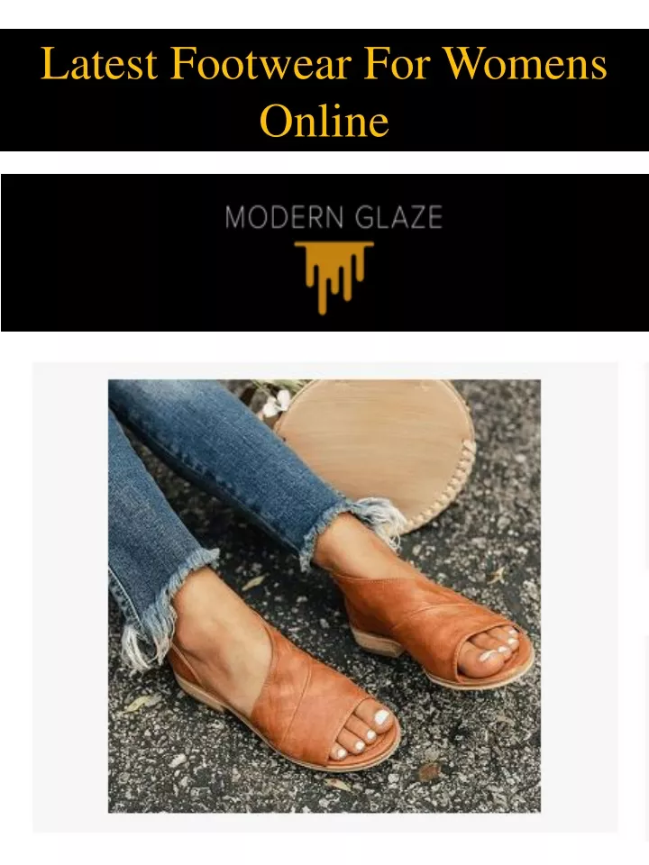 latest footwear for womens online