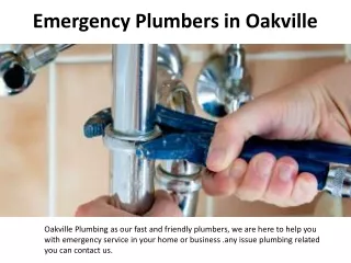 Emergency Plumber oakville