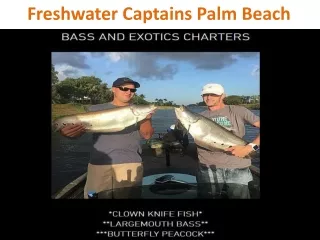 Freshwater Captains Palm Beach
