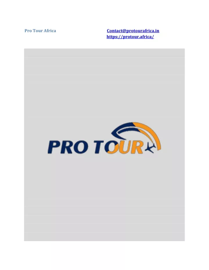 pro tour africa contact@protourafrica in https