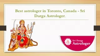 Astrology Services in Toronto, Canada – Sri Durga Astrologer: