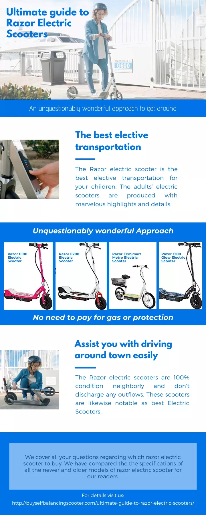 ultimate guide to razor electric scooters