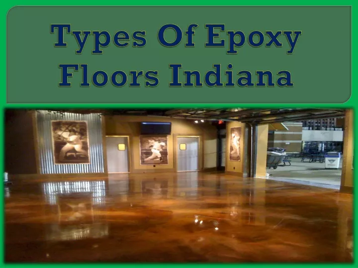 types of epoxy floors indiana