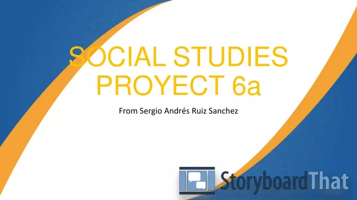 social studies proyect 6a